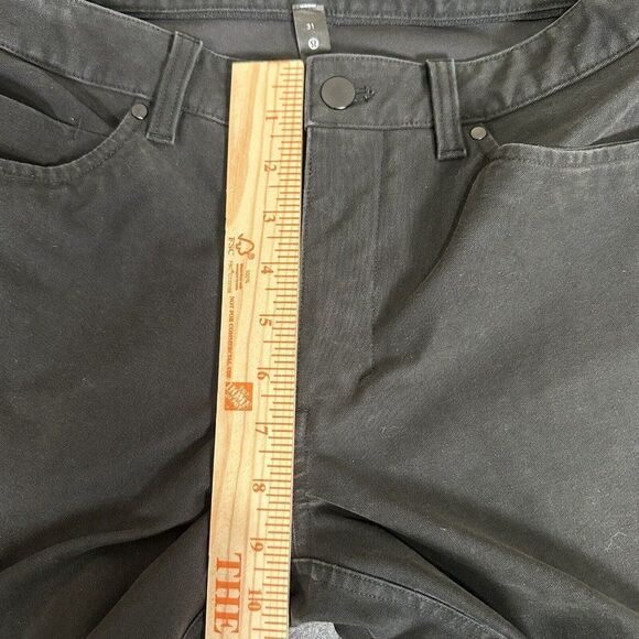 Lululemon Mens ABC Pants 31 (Fits 32x28) Gray Chino Slim Fit Stretch Golf Casual - Picture 7 of 8